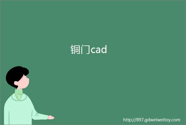 铜门cad